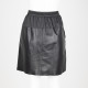 Max Mara Spódnica czrana ze skórą