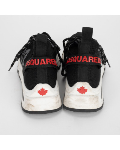 Dsquared2 Buty trampki czarne męskie