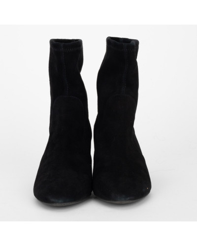 Stuart Weitzman Botki czarne zamszowe yuliana