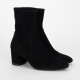 Stuart Weitzman Botki czarne zamszowe yuliana