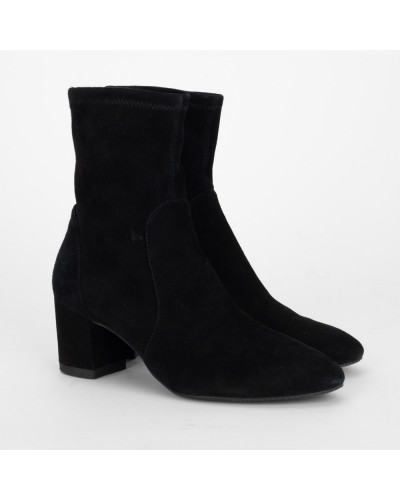 Stuart Weitzman Botki czarne zamszowe yuliana