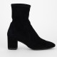 Stuart Weitzman Botki czarne zamszowe yuliana