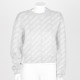 Balenciaga Sweter szary w logo