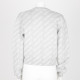 Balenciaga Sweter szary w logo
