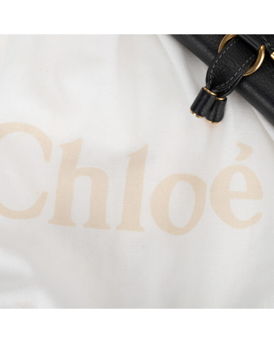 Chloe Portfel czarny skórzany