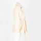 Max Mara weekend futrzana bezowa kurtka
