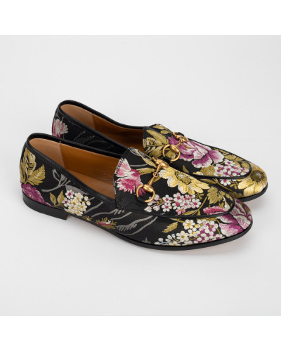 Gucci Loafers Loafersy w kwiaty