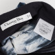 Dior Spodenki Granatowe spodenki 'Tie Dye'