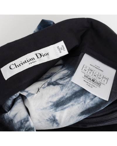 Dior Spodenki Granatowe spodenki 'Tie Dye'