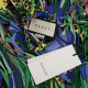 Gucci Koszula zielono-fioletowa jungle