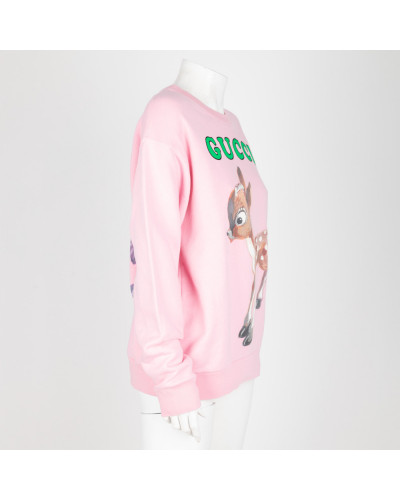 Gucci Bluza różowa z jelonkiem