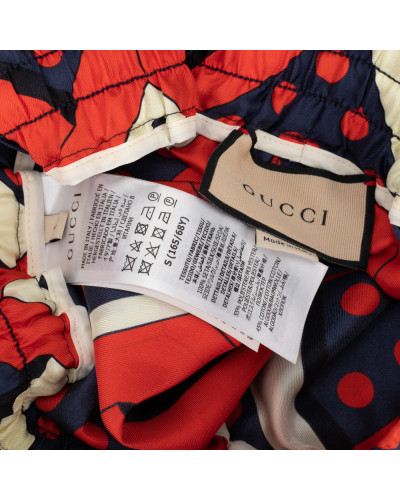 Gucci Spodenki granatowo-czerwoen