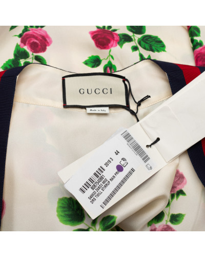Gucci Koszula kremowa w kwiaty