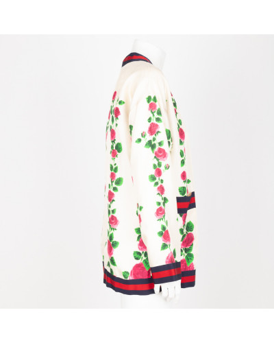 Gucci Koszula kremowa w kwiaty