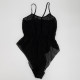 Le Petit Trou czarne body w paski