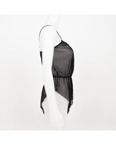 Le Petit Trou czarne body w paski