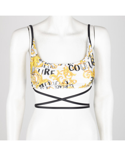 Versace Ubranie top biały z logo