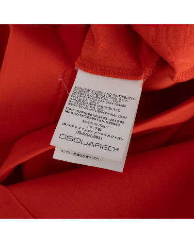 Dsquared2 Ubranie sukienka pomarańczowa
