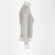Chanel  Ubranie sweter szary ze świecacą nitką