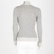 Chanel  Ubranie sweter szary ze świecacą nitką