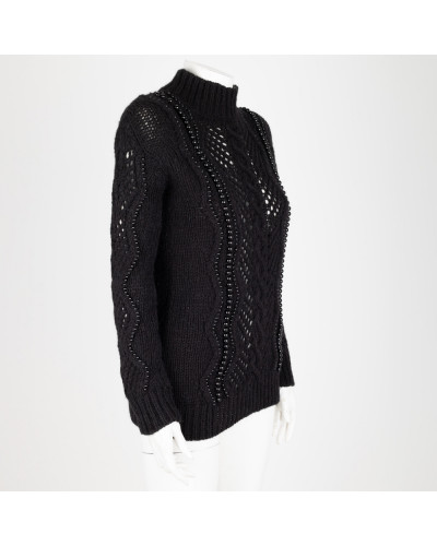 Ermanno Scervino Ubranie czarny sweter