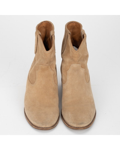 Isabel Marant Buty beżowe botki
