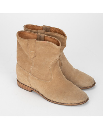 Isabel Marant Buty beżowe botki