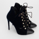 Giuseppe Zanotti  Botki garnatowe welurowe