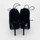 Giuseppe Zanotti  Botki garnatowe welurowe