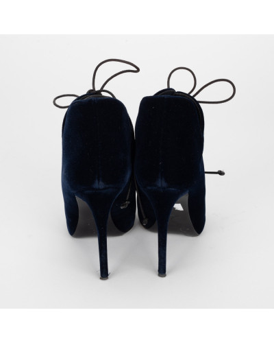 Giuseppe Zanotti  Botki garnatowe welurowe