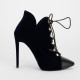 Giuseppe Zanotti  Botki garnatowe welurowe