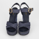 Louis Vuitton Buty jeansowe koturny