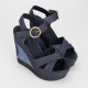 Louis Vuitton Buty jeansowe koturny