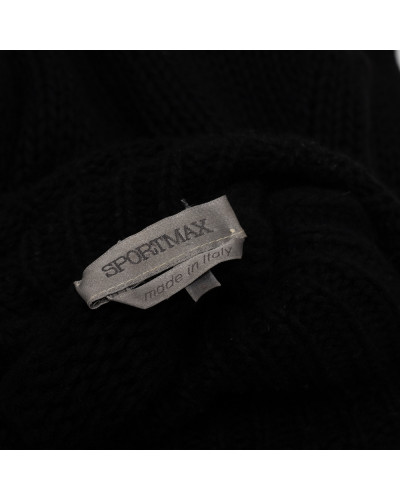 Max Mara Sweter czarny z golfem