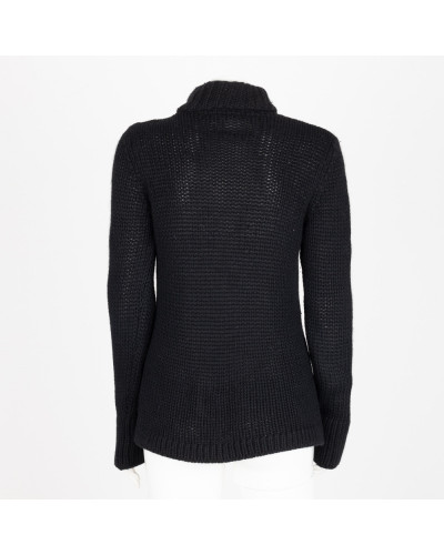 Max Mara Sweter czarny z golfem