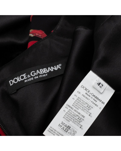 Dolce & Gabbana Ubranie sukienka czarna w torby