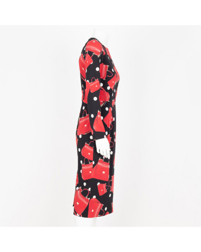 Dolce & Gabbana Ubranie sukienka czarna w torby