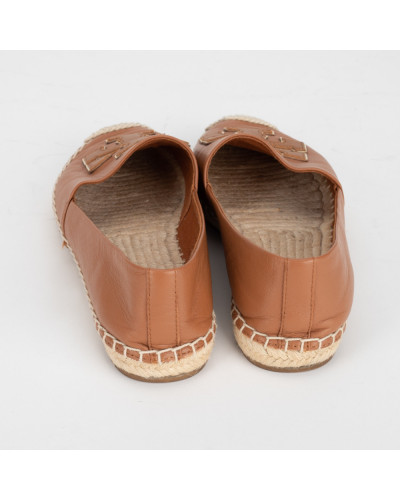 Tory Burch Espadryle brazowe