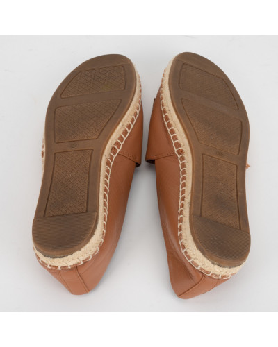 Tory Burch Espadryle brazowe