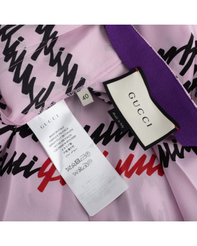 Gucci Ubranie spódnica różowa z jedwabiu