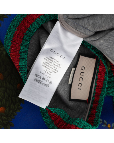 Gucci Ubranie bluza granatowa z drzewem