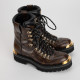 Louis Vuitton Buty brązowe botki w monogram