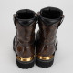 Louis Vuitton Buty brązowe botki w monogram