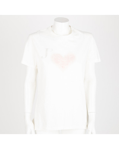 Dior Ubranie t-shirt biały z sercem