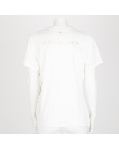 Dior Ubranie t-shirt biały z sercem