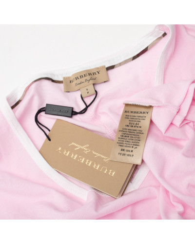 Burberry T-shirt różowy