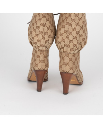 Gucci Buty długie kozaki w monogram