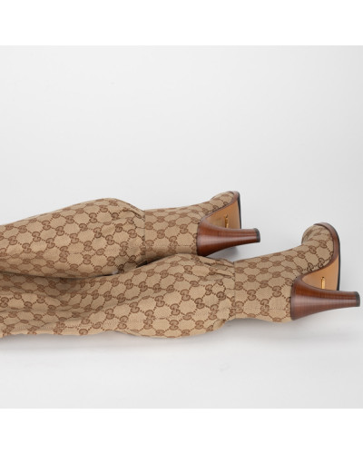Gucci Buty długie kozaki w monogram