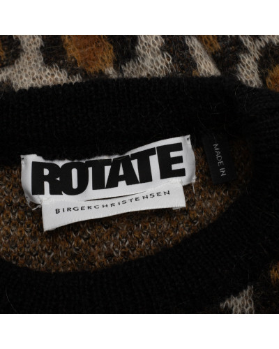 Rotate Sweter w panterke