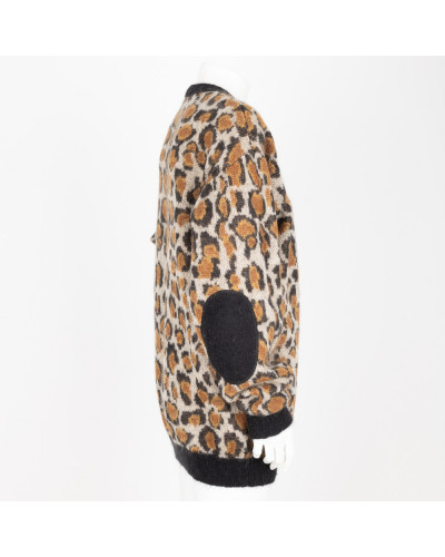 Rotate Sweter w panterke
